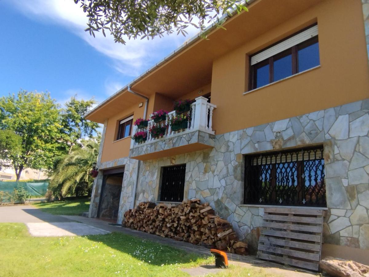 Piscina Climatizada - Todo El Ano- Playa De La Nora-Chimenea- Barbacoa Villa Quintueles Exteriör bild