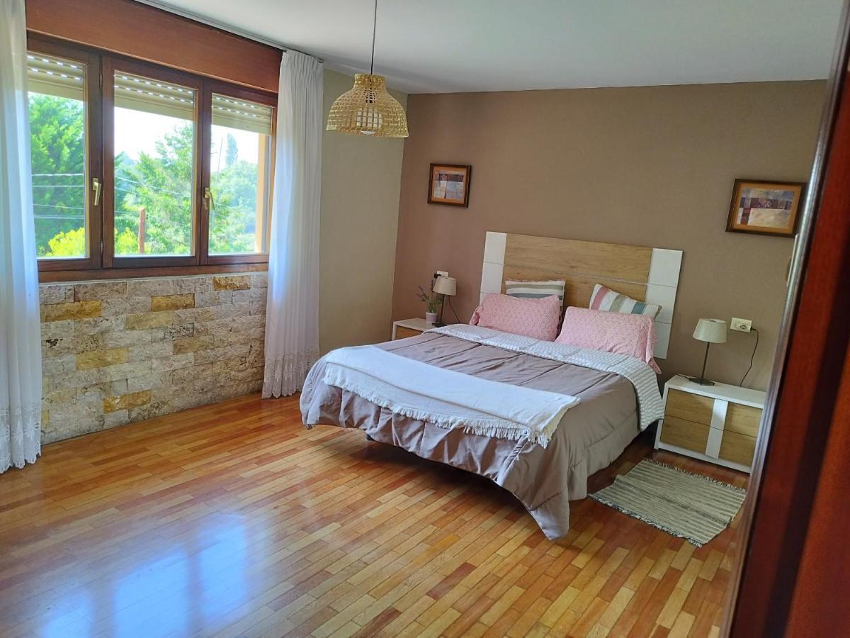 Piscina Climatizada - Todo El Ano- Playa De La Nora-Chimenea- Barbacoa Villa Quintueles Exteriör bild