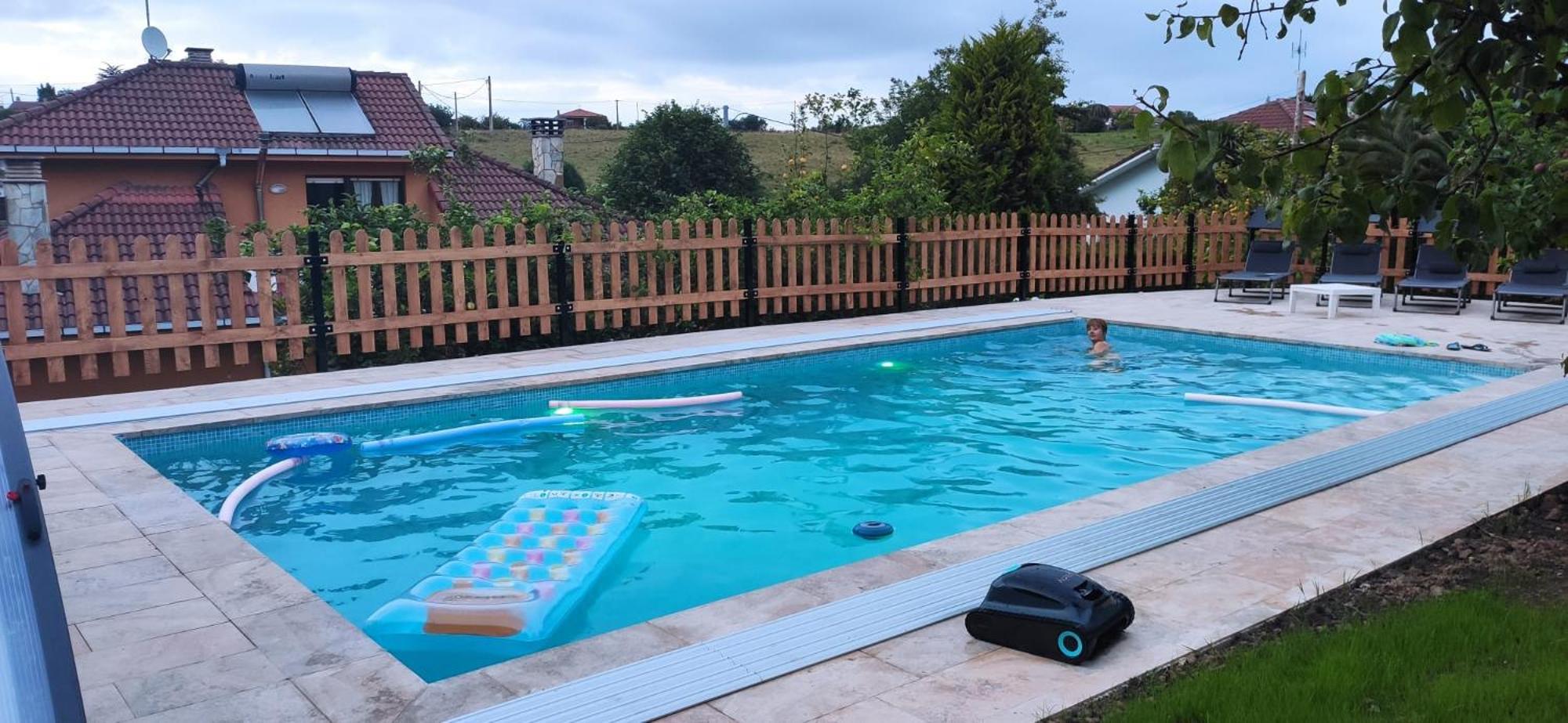 Piscina Climatizada - Todo El Ano- Playa De La Nora-Chimenea- Barbacoa Villa Quintueles Exteriör bild